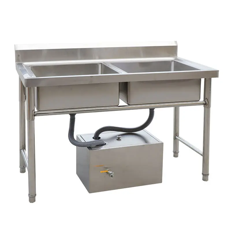 Commercial Kitchen Grease Interceptor - -Separatore d'acqua per olio in acciaio