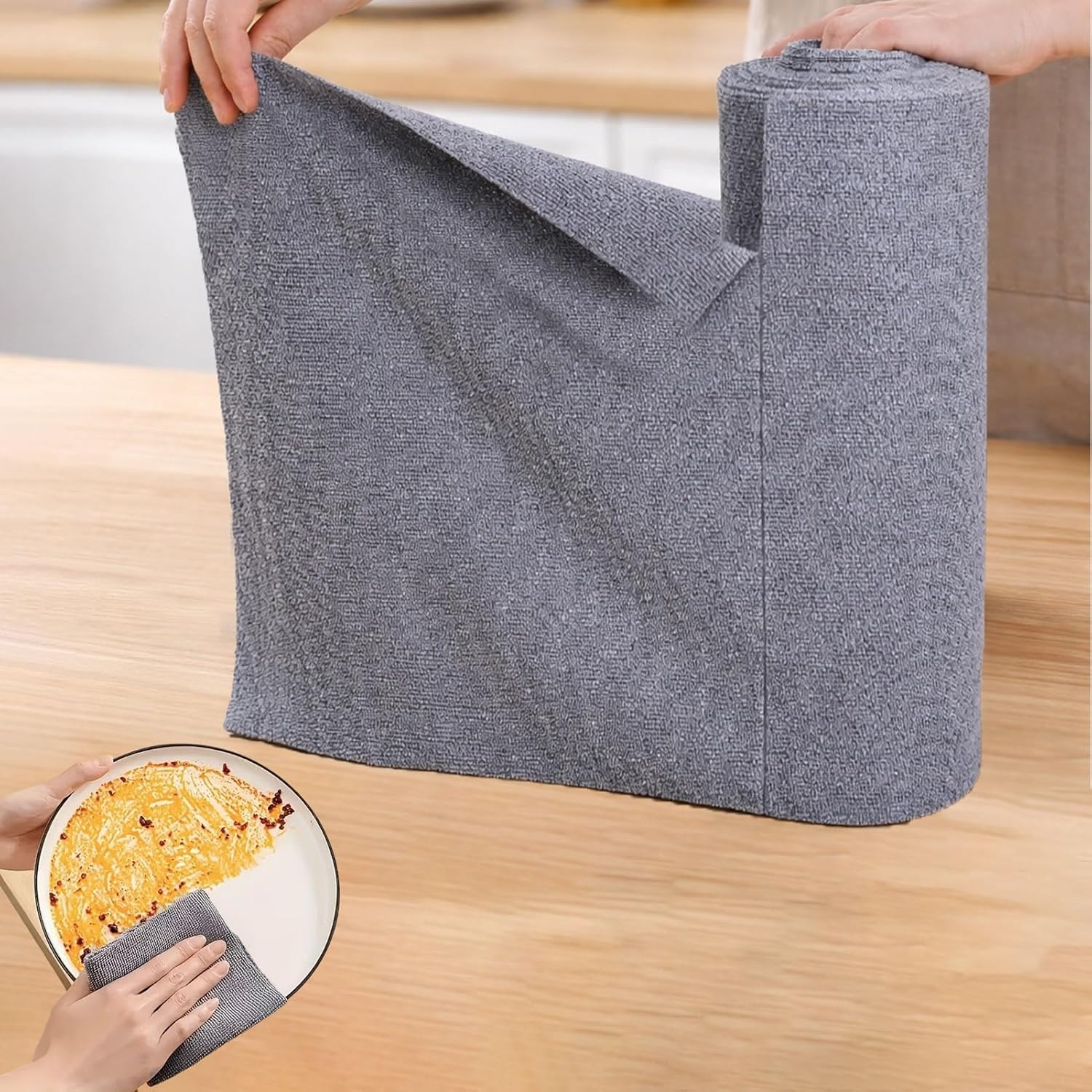 Commercial Kitchen Towels - Panni in Microfibra 25x25cm, Confezione da