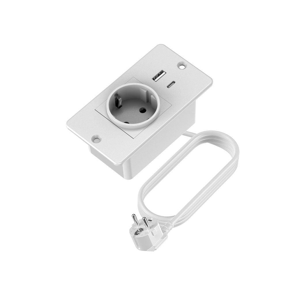 Commercial Kitchen In Residential Home - Multipresa a Incasso con USB-A e