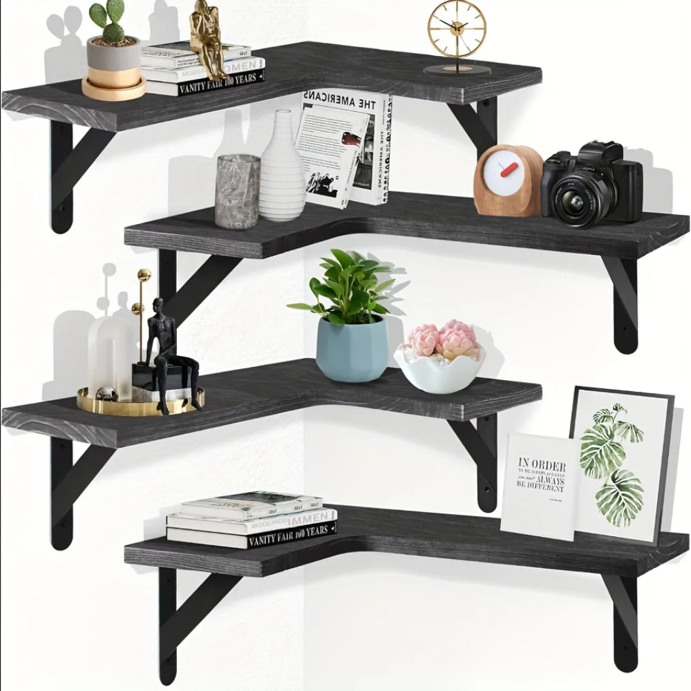 Commercial Kitchen Shed - Mensole Galleggianti in Legno Naturale con