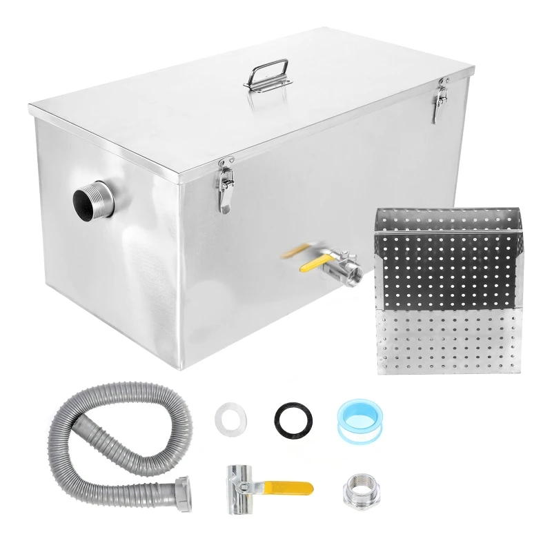 Commercial Kitchen Grease Interceptor - Separatore Olio-Acqua in Acciaio Inox per