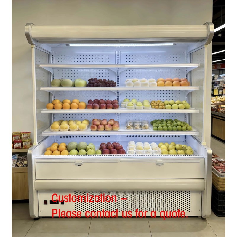 Refrigerated Display Case - Vetrina refrigerata multi-piano aperta per esposizione