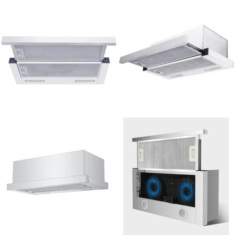 Commercial Kitchen Hood Design - Cappa aspirante da parete in acciaio