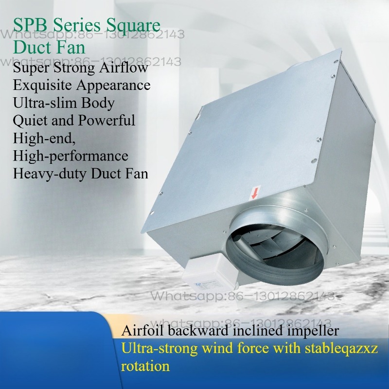 Commercial Kitchen Hood Exhaust Fans - Ventilatore Industriale Quadrato Potenziato per Cucina,