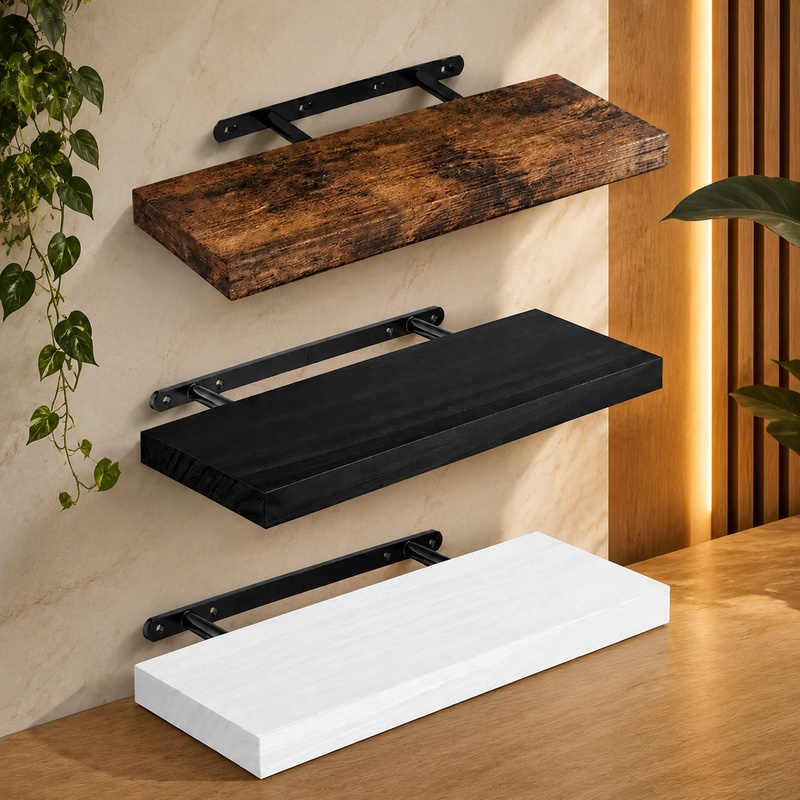 Commercial Kitchen Shed - Mensola Galleggiante Resistente con Supporti Nascosti