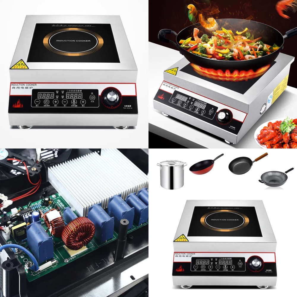 Commercial Kitchen Zones - Piano Cottura a Induzione da 5000W