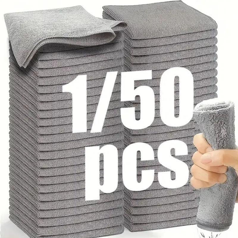 Commercial Kitchen Towels - 1/50pcs Panno per pulizia in microfibra