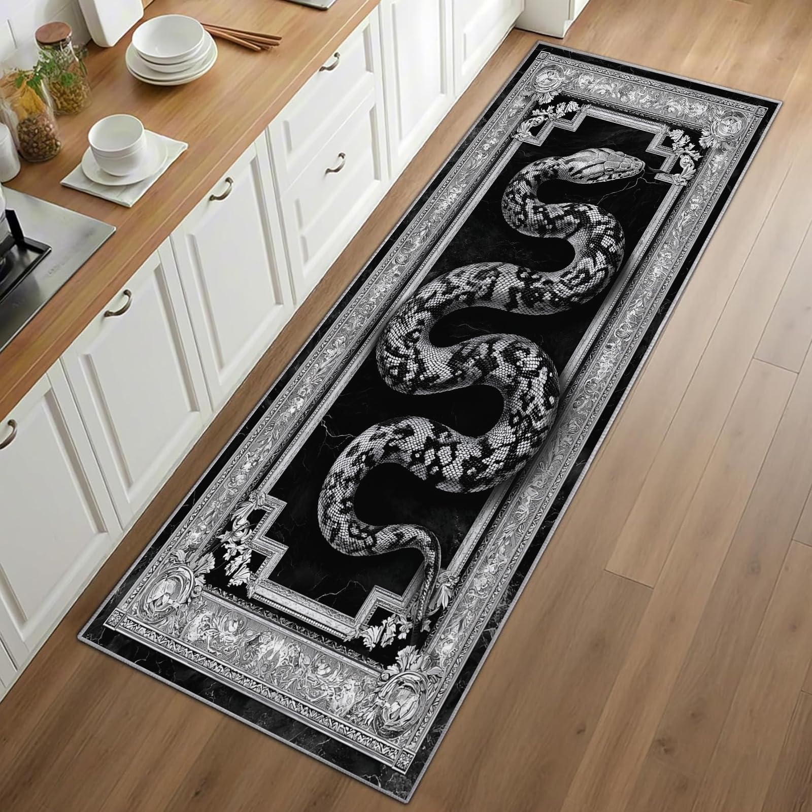 Tappeto Runner con stampa serp - Commercial Kitchen Background recensione e prezzo