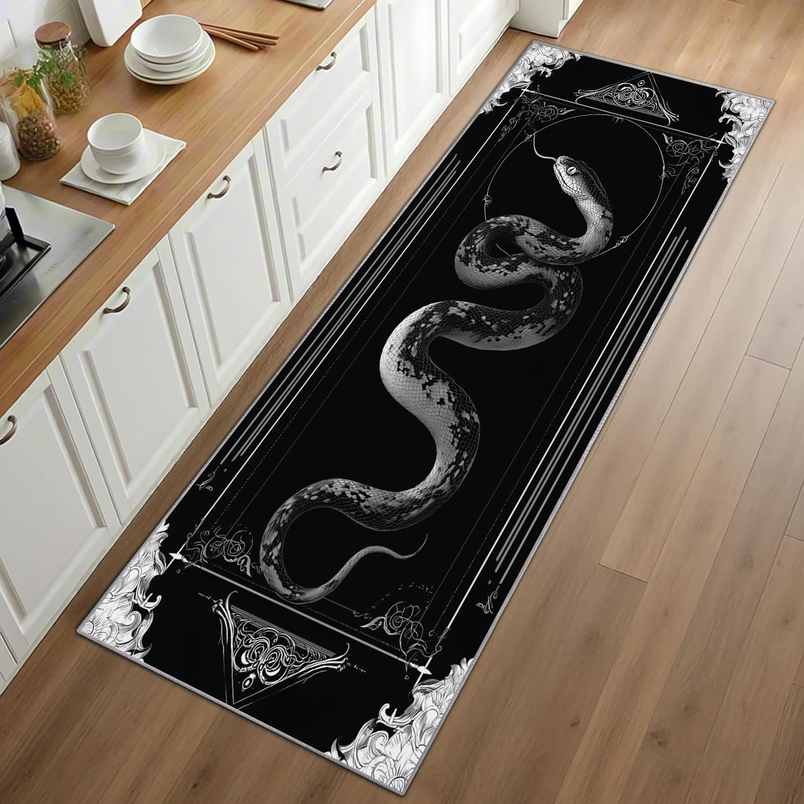 Tappeto Runner con stampa serp - Commercial Kitchen Background recensione e prezzo