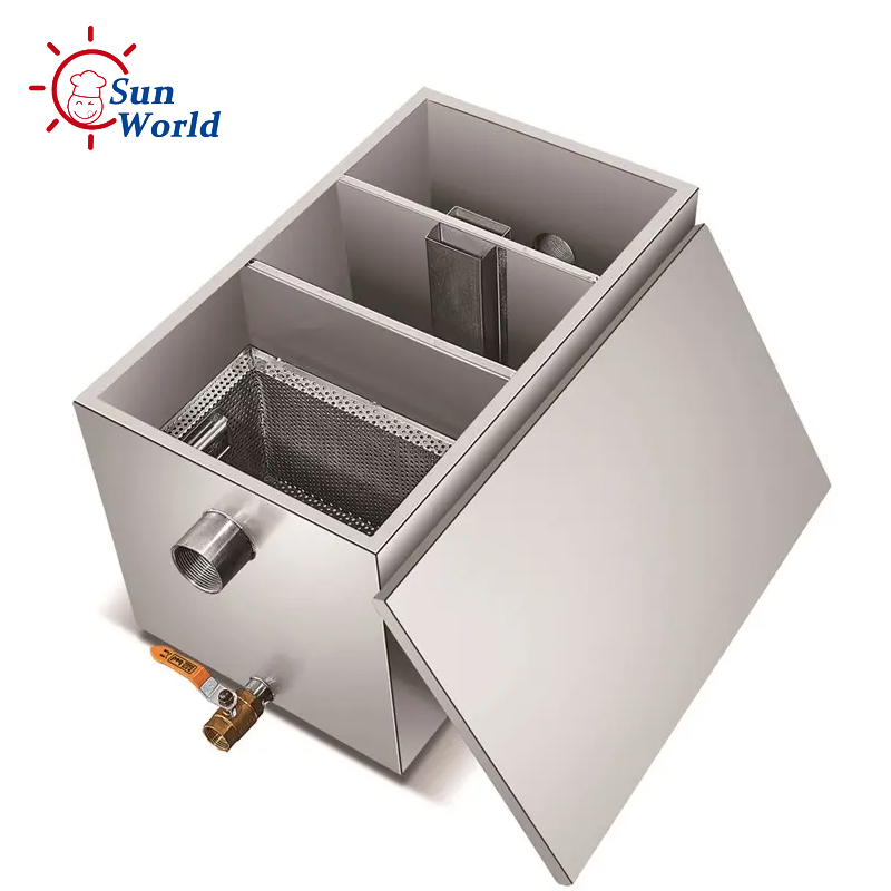 Separatore di grasso industria - Commercial Kitchen Grease Interceptor recensione e prezzo