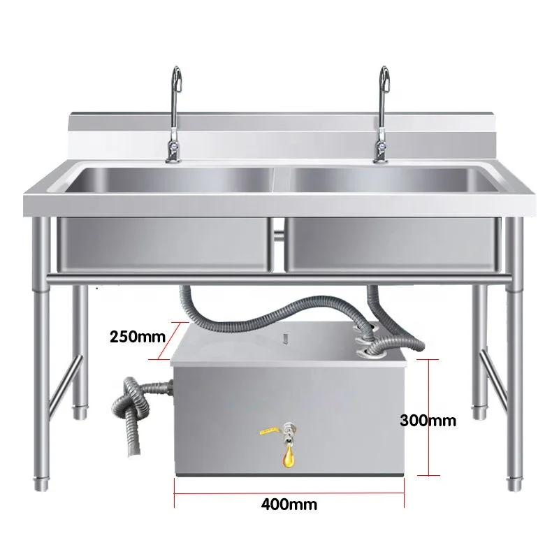-Separatore d'acqua per olio i - Commercial Kitchen Grease Interceptor recensione e prezzo