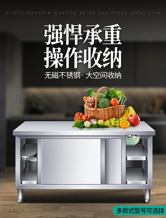 Consolle da Cucina con Piano d - Commercial Kitchen Worktops recensione e prezzo