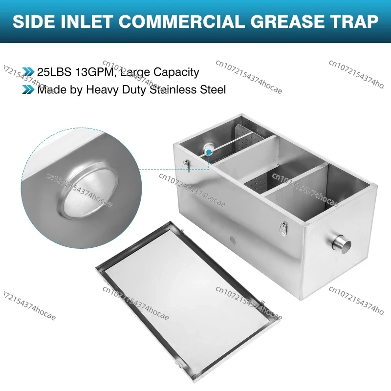 Separatore Olio-Acqua in Accia - Commercial Kitchen Grease Interceptor recensione e prezzo