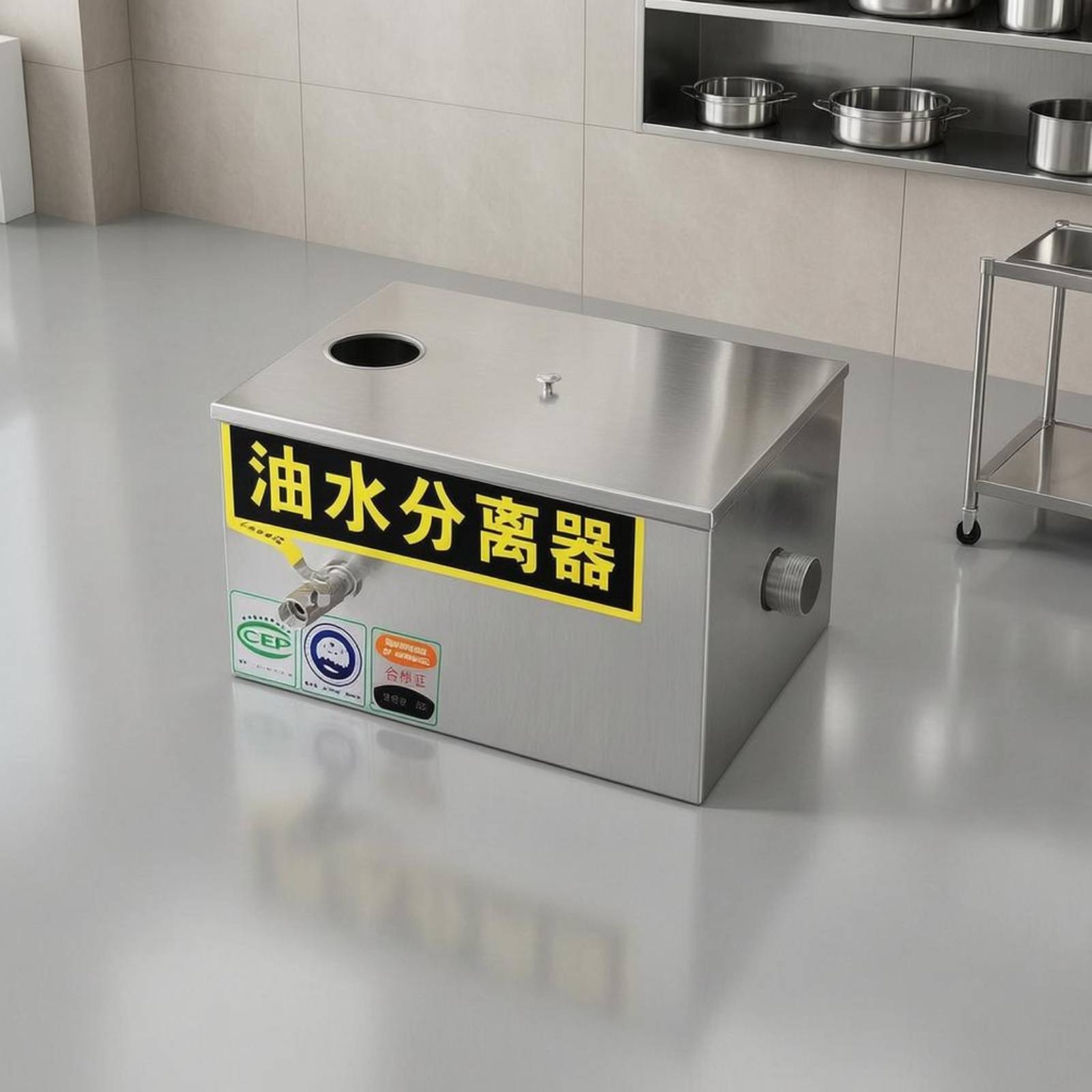 Separatore Olio-Acqua per Cuci - Commercial Kitchen Grease Interceptor recensione e prezzo