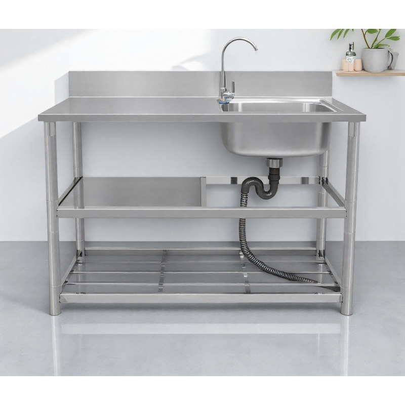 Lavello autoportante in acciai - Commercial Kitchen Worktops recensione e prezzo