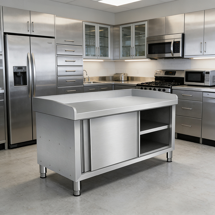 Tavolo da Lavoro in Acciaio In - Commercial Kitchen Worktops recensione e prezzo
