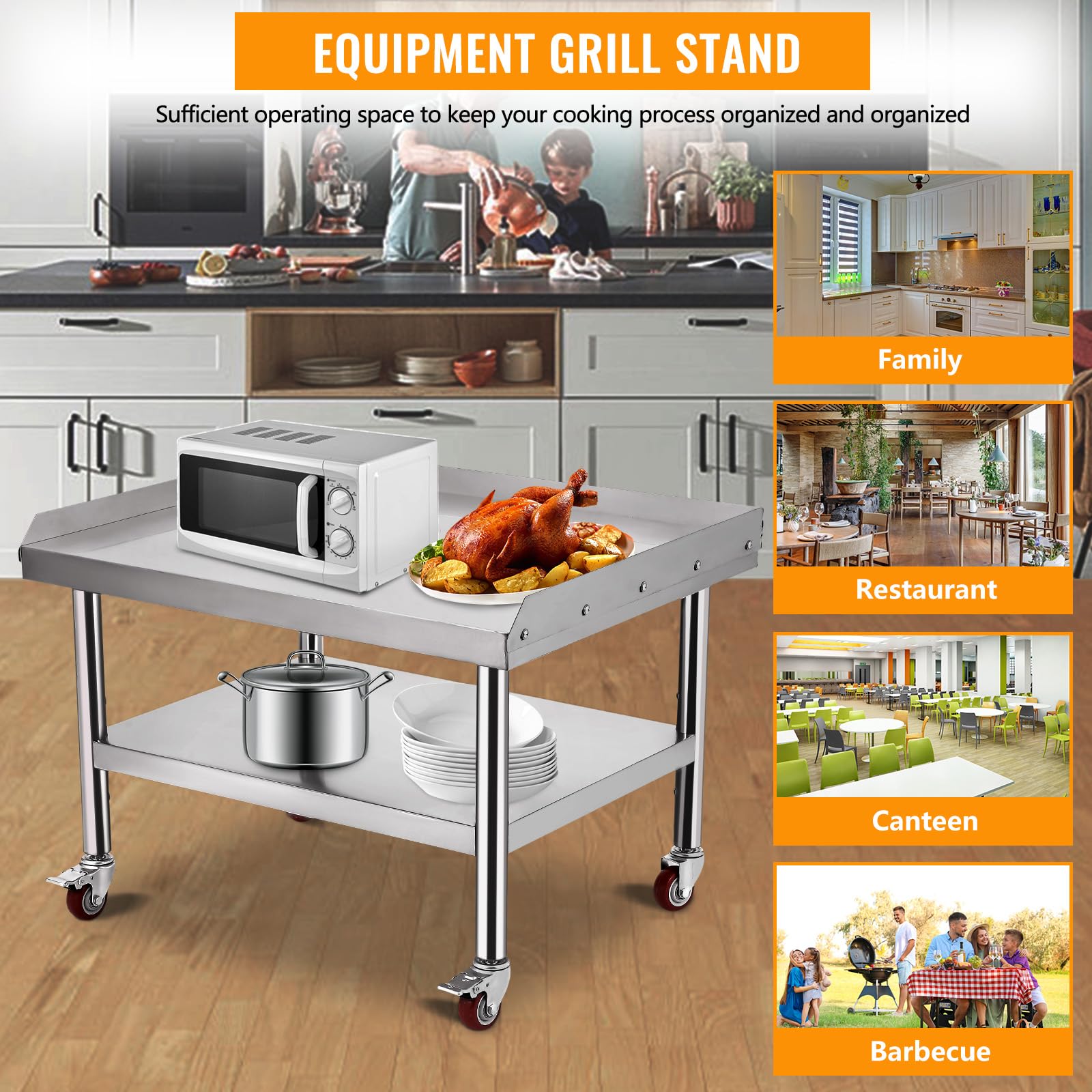 Tavolo da Lavoro in Acciaio In - Commercial Kitchen Worktops recensione e prezzo