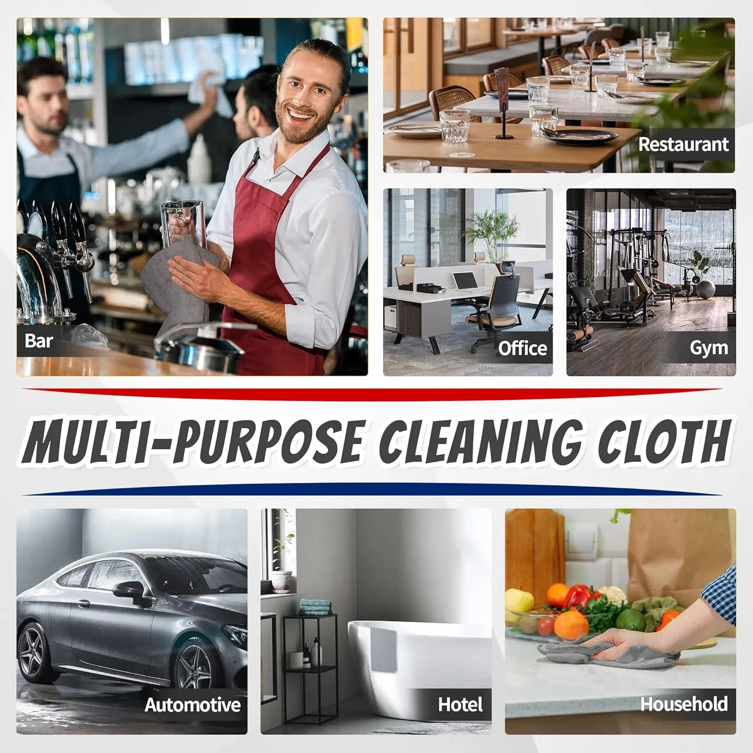 1/50pcs Panno per pulizia in m - Commercial Kitchen Towels recensione e prezzo