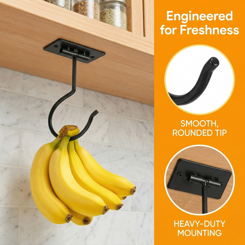 Gancio a banana autoadesivo in - Commercial Kitchen Shed recensione e prezzo