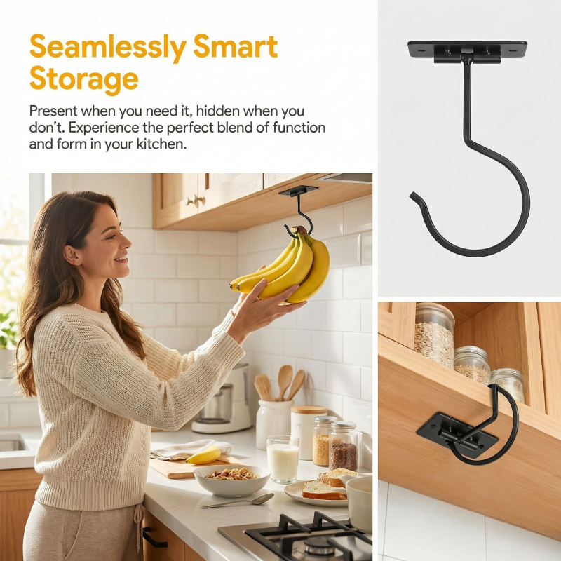 Gancio a banana autoadesivo in - Commercial Kitchen Shed recensione e prezzo